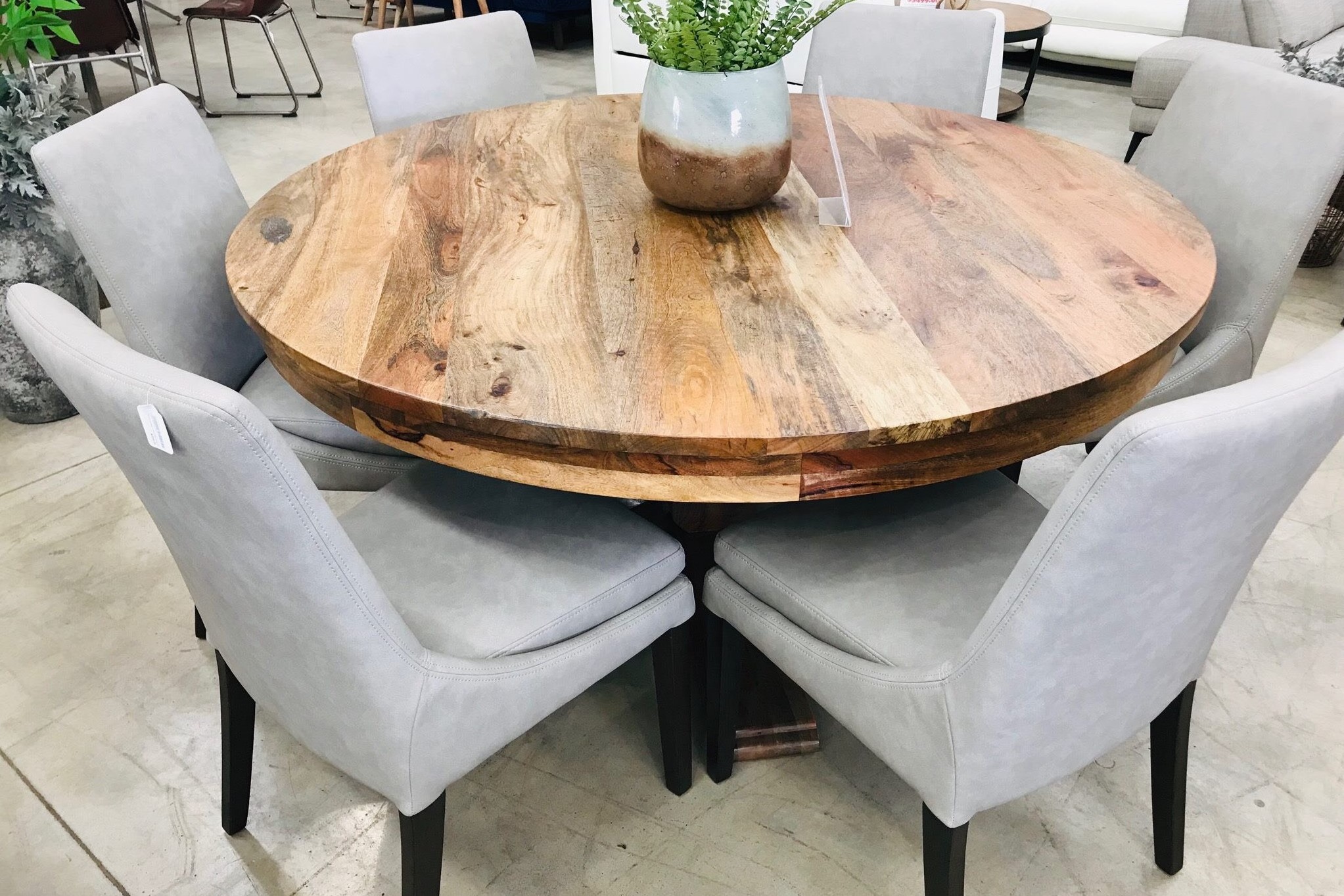 Dining Tables: Monsoon Round Dining Table